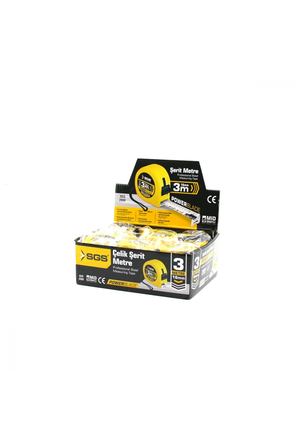 Egonex Sgs-2000 ( 3mt X 16mt ) Şerit Metre *12x10