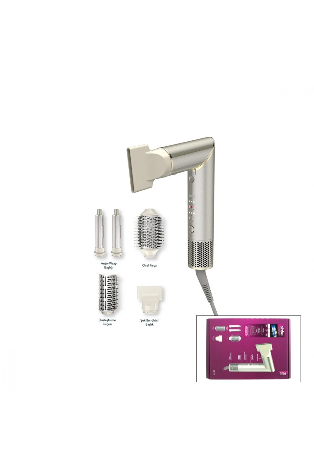 Egonex SİNBO SHD-1721 SAÇ ŞEKİLLENDİRME CİHAZI*4