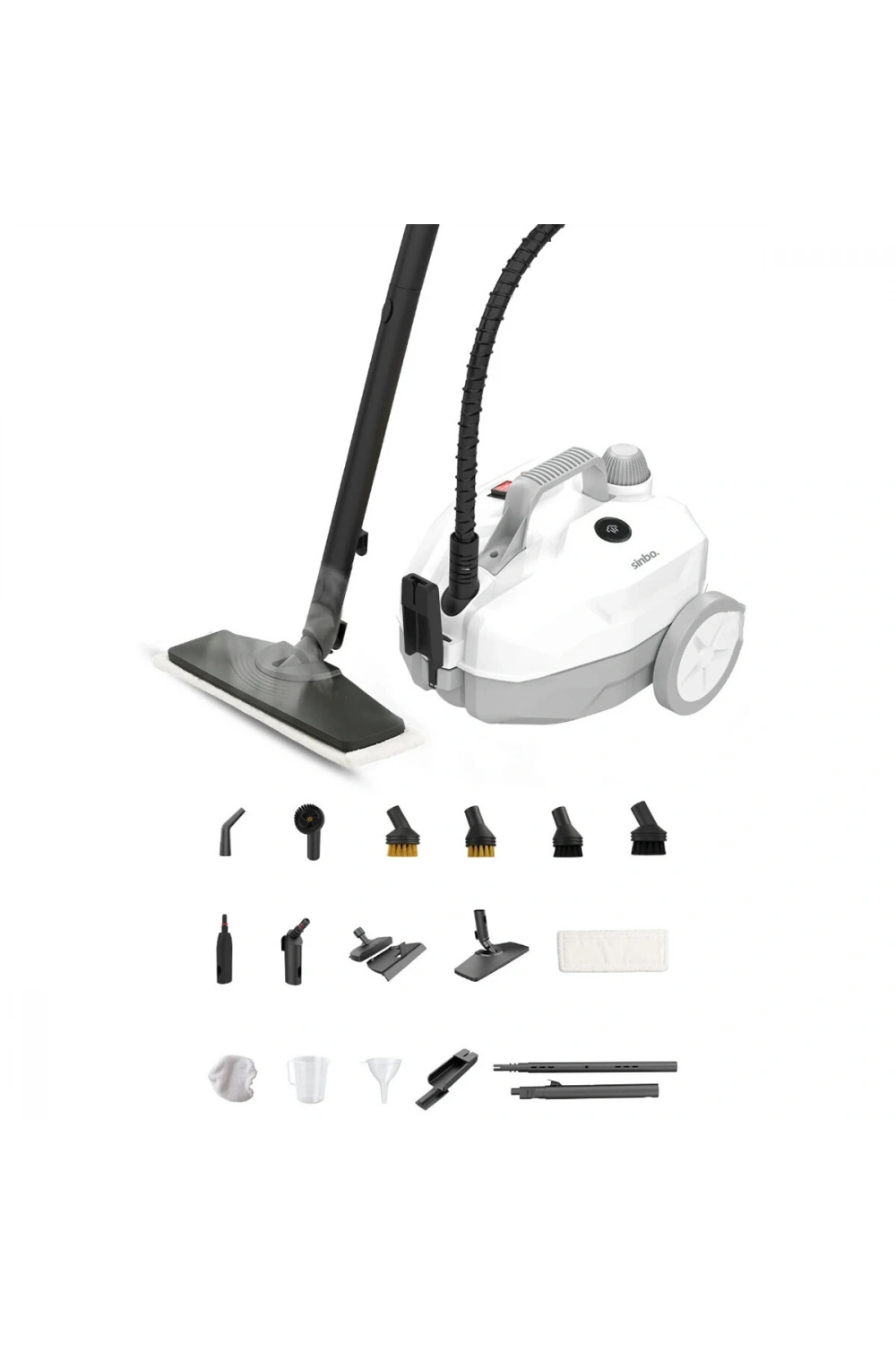 Egonex Sinbo Ssc-6428 (5 Bar & 15 Başlıklı) ( 2000w & 2000ml Kapasite ) Profesyonel Buharlı Temizleyici*1