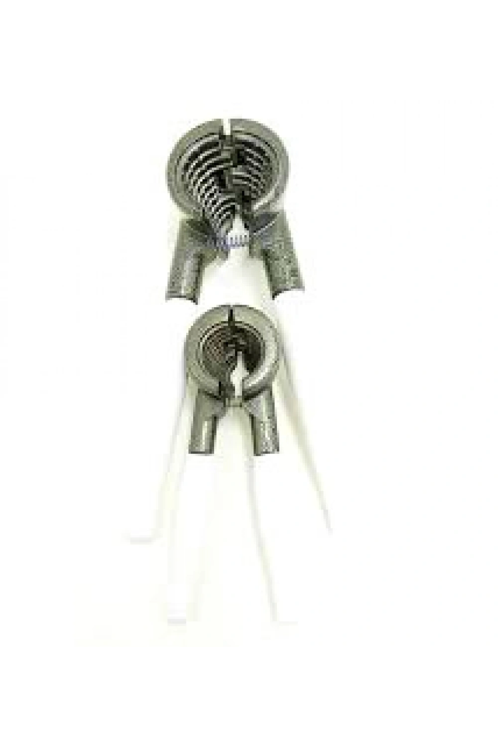 Egonex Star-927 ( 2pcs Set ) Metal Fındık & Ceviz Kıracak Beyaz Saplı*40