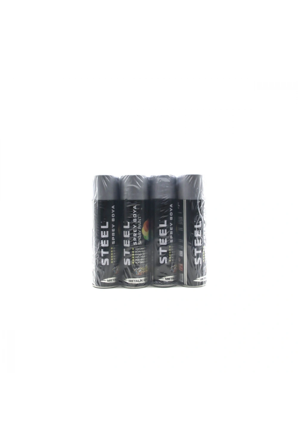 Egonex Steel Ck-4879 ( Siyah ) Sprey Boya 200ml*12x8