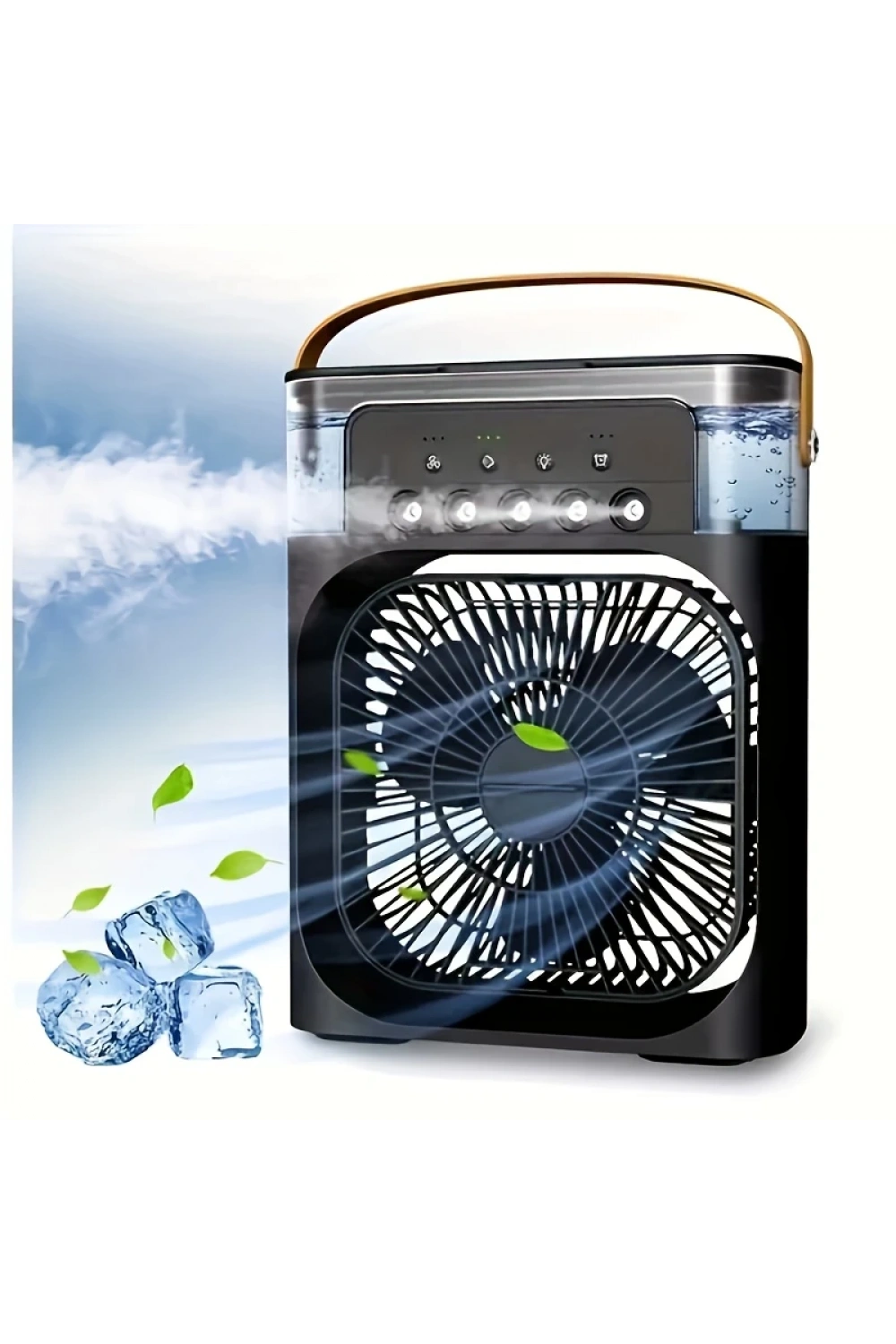 Egonex Taşınabilir Vantilatör Su Soğutmalı Masaüstü Usb Fan