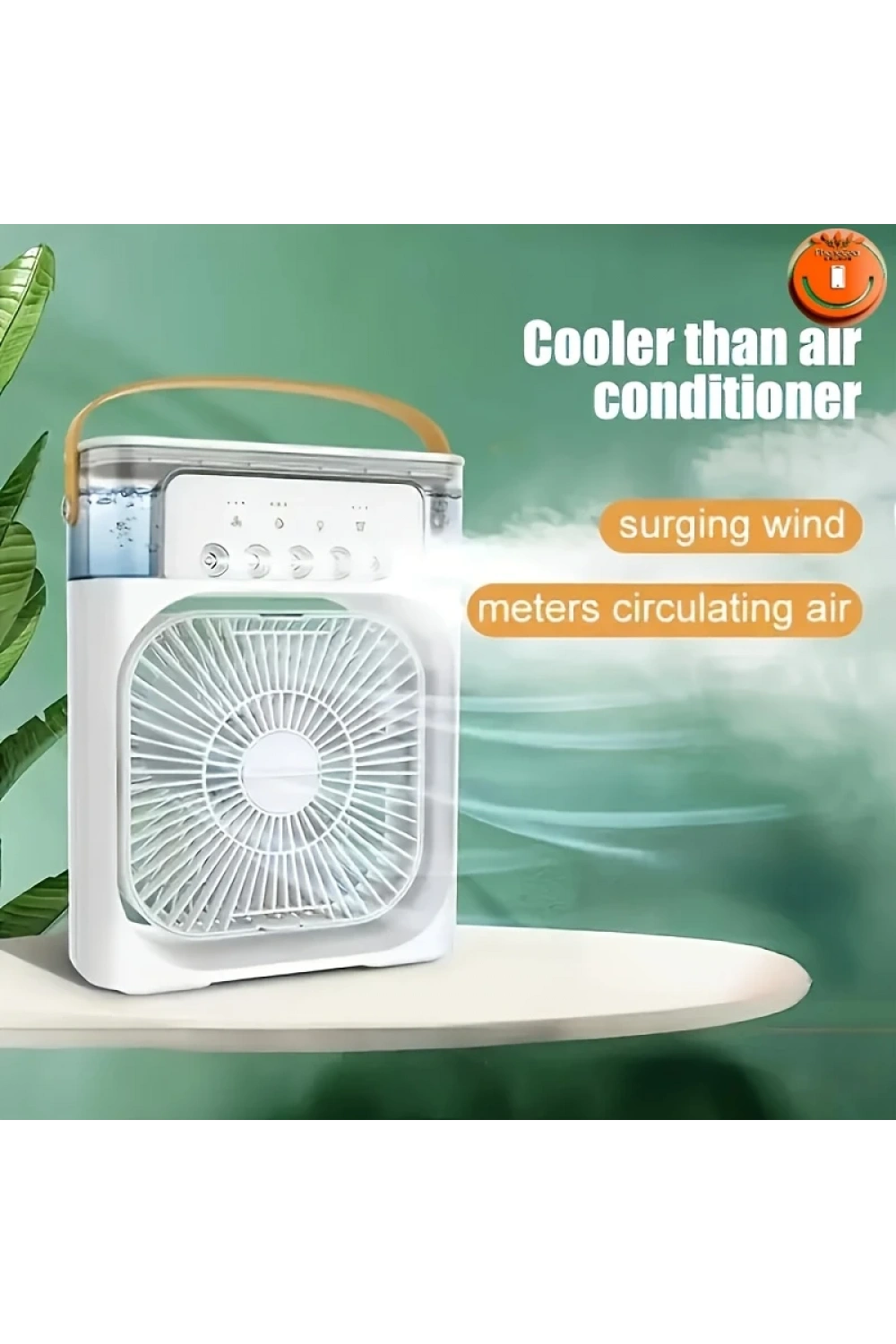 Egonex Taşınabilir Vantilatör Su Soğutmalı Masaüstü Usb Fan