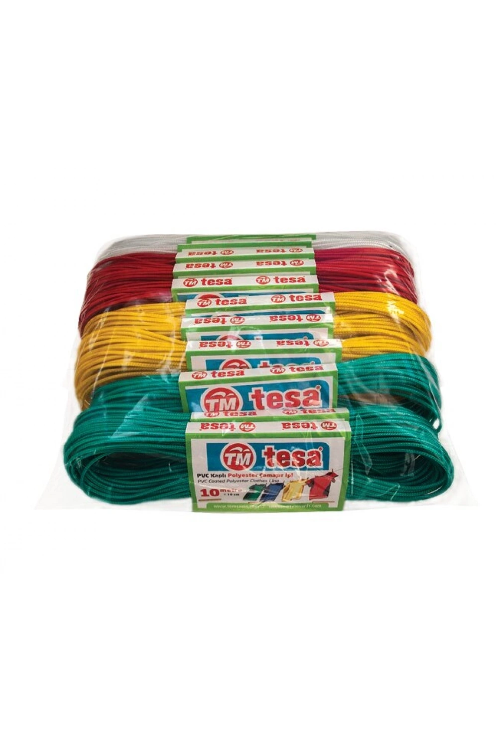 Egonex Tesa Temsan Tm-412 ( Pvc Kaplama ) ( 10mt ) Çamaşır İpi*12x10