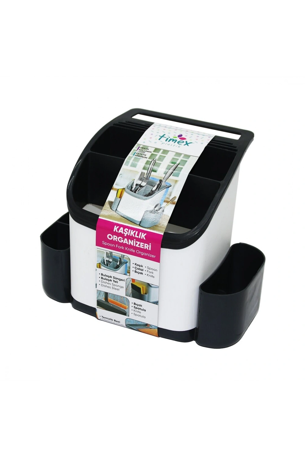 Egonex Timex Tim-198  Plastik Kaşıklık Organizer Tezgah Üstü*24