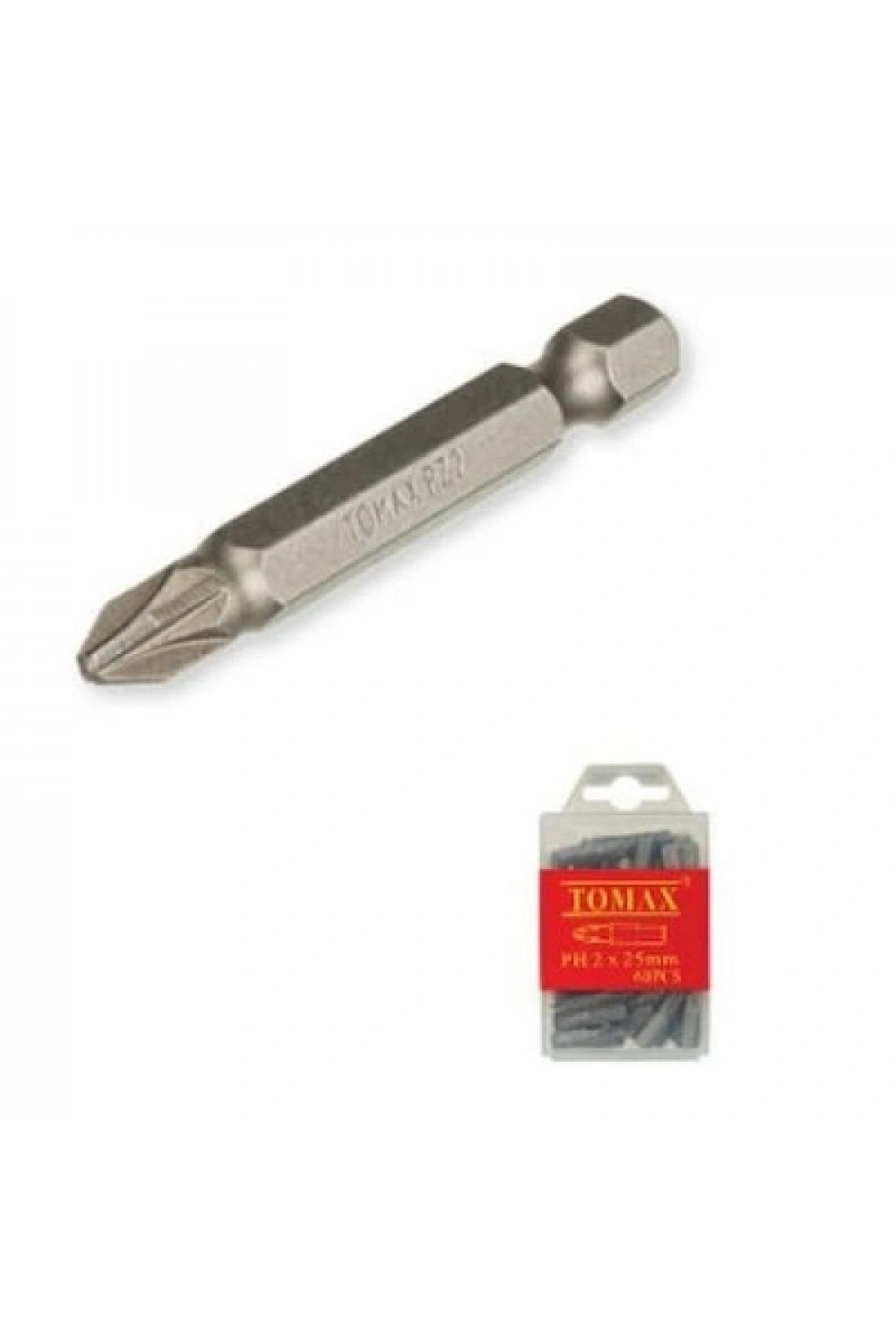 Egonex Tomax Ph2 X 75mm Yıldız Uçlu Bits*20x40