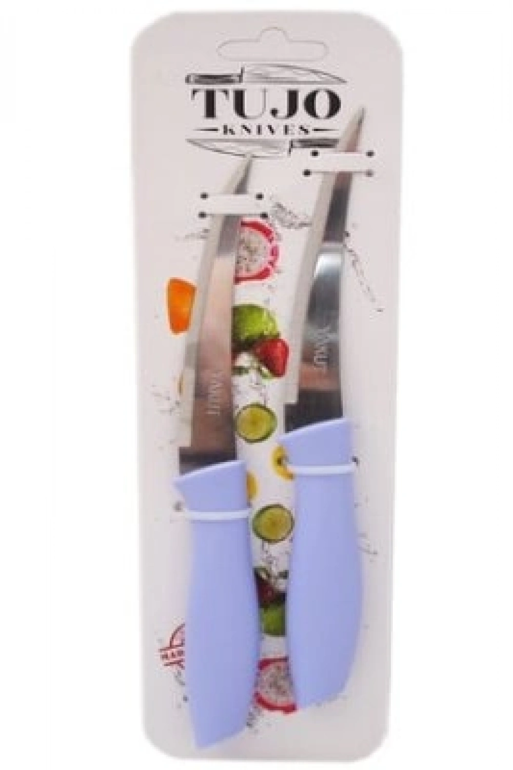 Egonex Tujo Knıves-2420 ( 2pcs ) ( Kartelalı ) Tırtırlı Bıçak*192