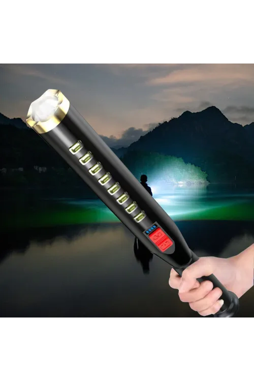 Egonex Ultra Parlak Şaft El Feneri, Osl Ledli 8 Led Işık