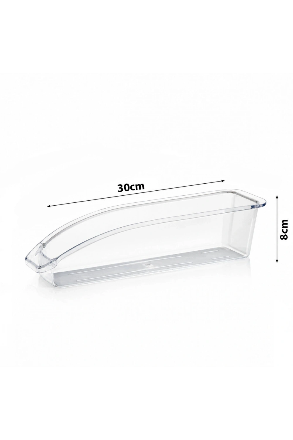 Egonex Urve Ur-3580 ( 30x8cm ) ( Şeffaf) ( Düzenleyici ) Plastik Mika Modüler Çok Amaçlı Organizer*24=k