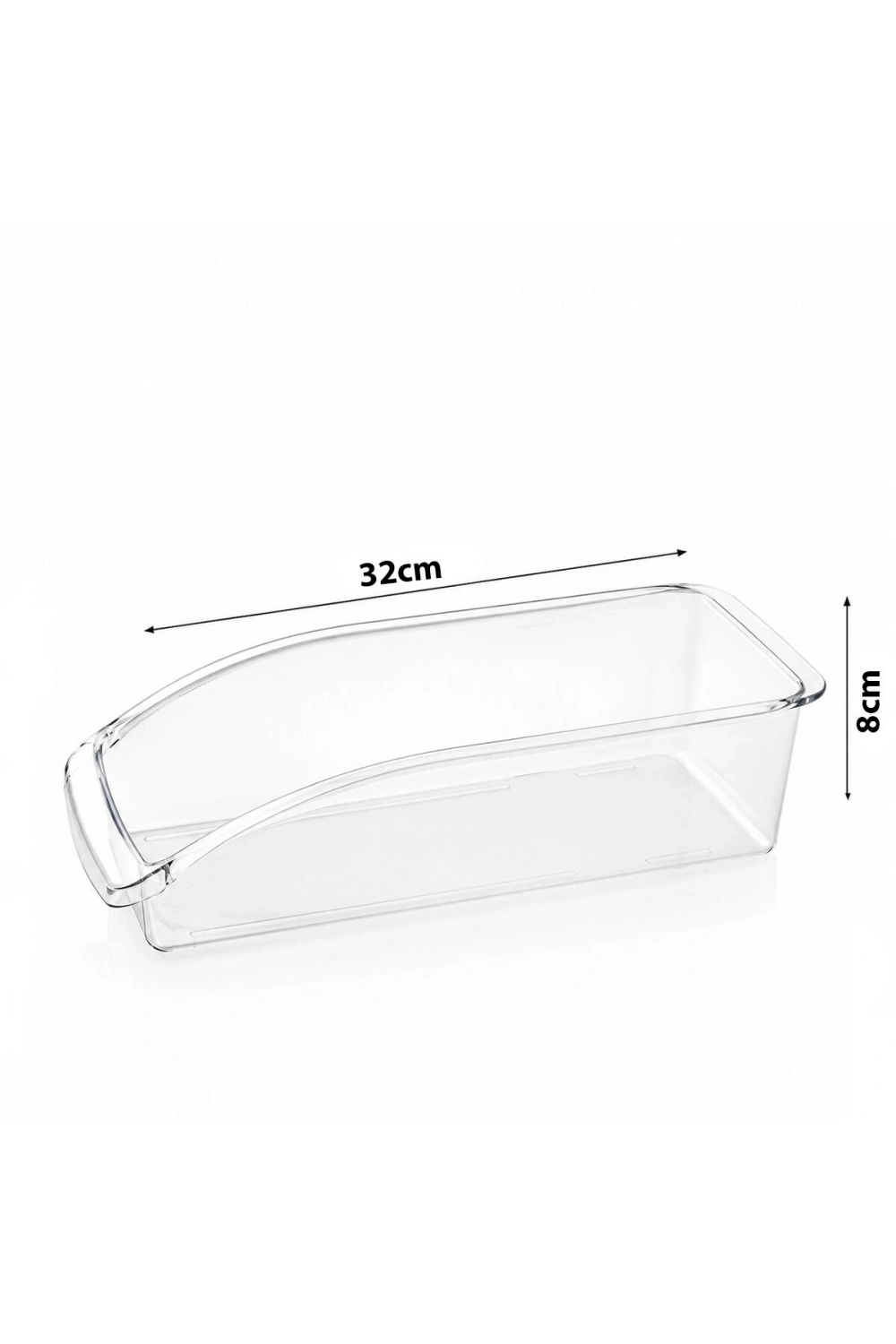Egonex Urve Ur-3581 ( 32x8cm ) ( Şeffaf ) ( Düzenleyici ) Plastik Mika Modüler Çok Amaçlı Organizer*24=k