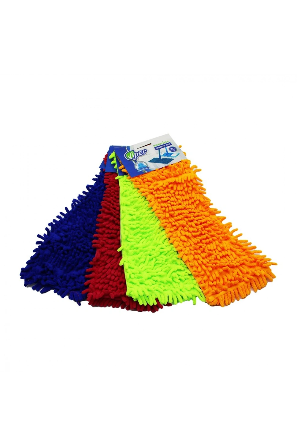 Egonex Viper Vipex ( 40cm ) ( Yedek ) Mikrofiber Renkli ( Makarna ) Mop*12x20