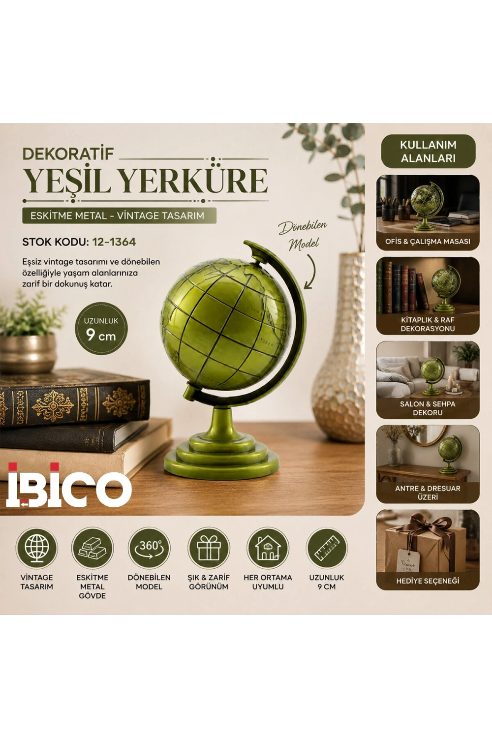 Egonex Yenii İbico İ12-261 Dekoratif Süs Eşyası*240