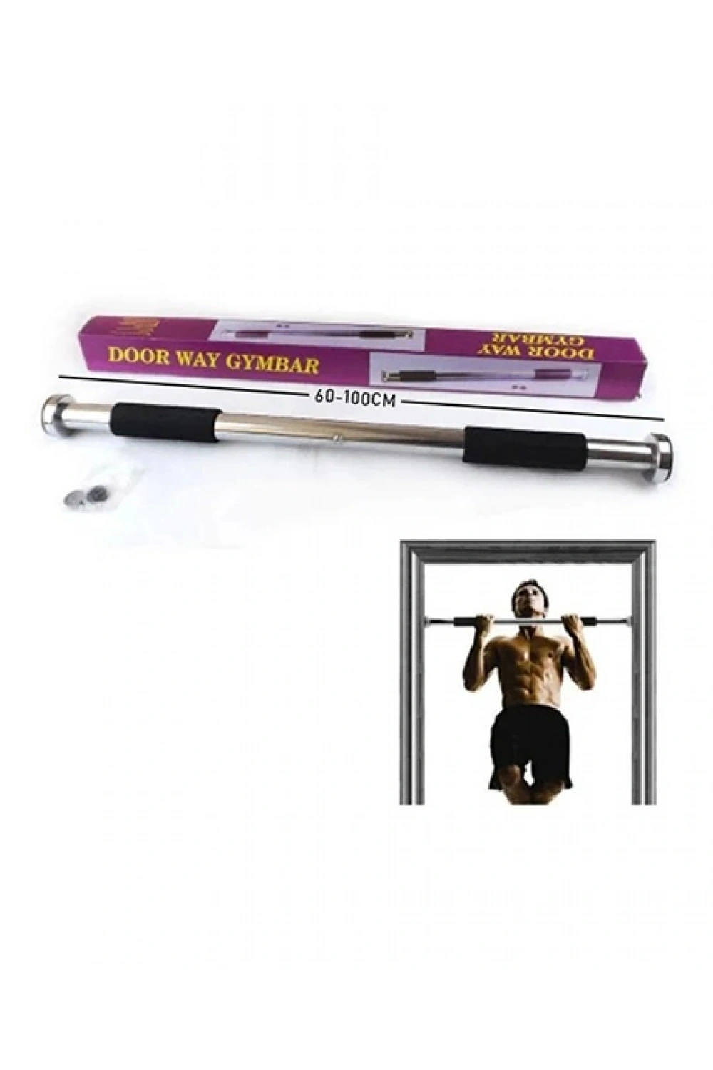 Egonex Yıldız Sport Yld-35 ( Kısa 60-100cm ) Barfix Door Way Gym Bar Kapı 100kg*20