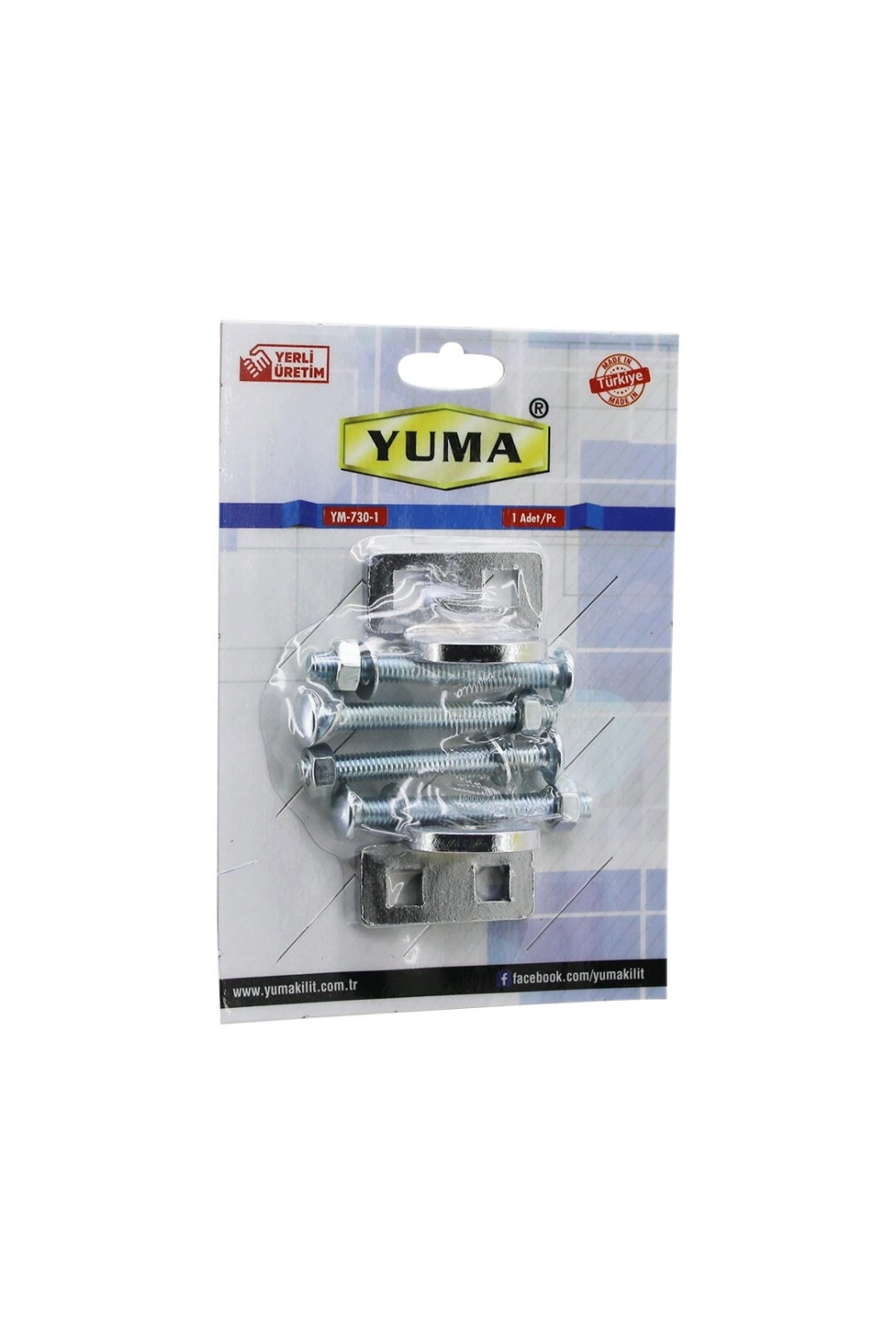 Egonex Yuma Ym-730-1 Kapı Emniyet Rezesi ( Asma Kilit Takılabilir Menteşe )*30