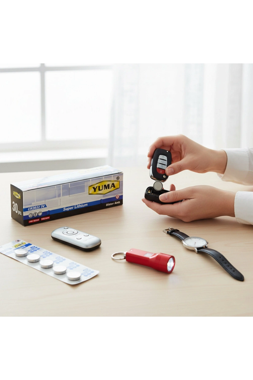 Egonex YUMA YM-92032 CR-2032 ( PARA PİL ) ( LİTYUM ) ( 3V ) ( 5Lİ KART )*400