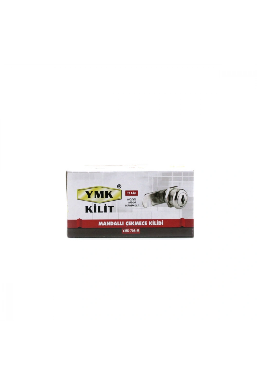Egonex Yuma Ymk-708-m ( Oval & Mandallı ) ( Dolap & Çekmece ) Kilit ( 20mm )*12x20
