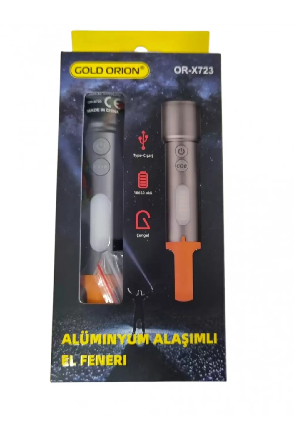 El Feneri X723 Cb-x723 Taktik Feneri Askeri Meşale