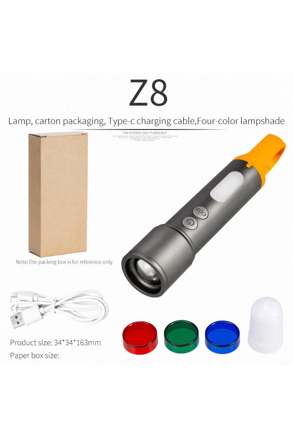 El Feneri X723 Cb-x723 Taktik Feneri Askeri Meşale