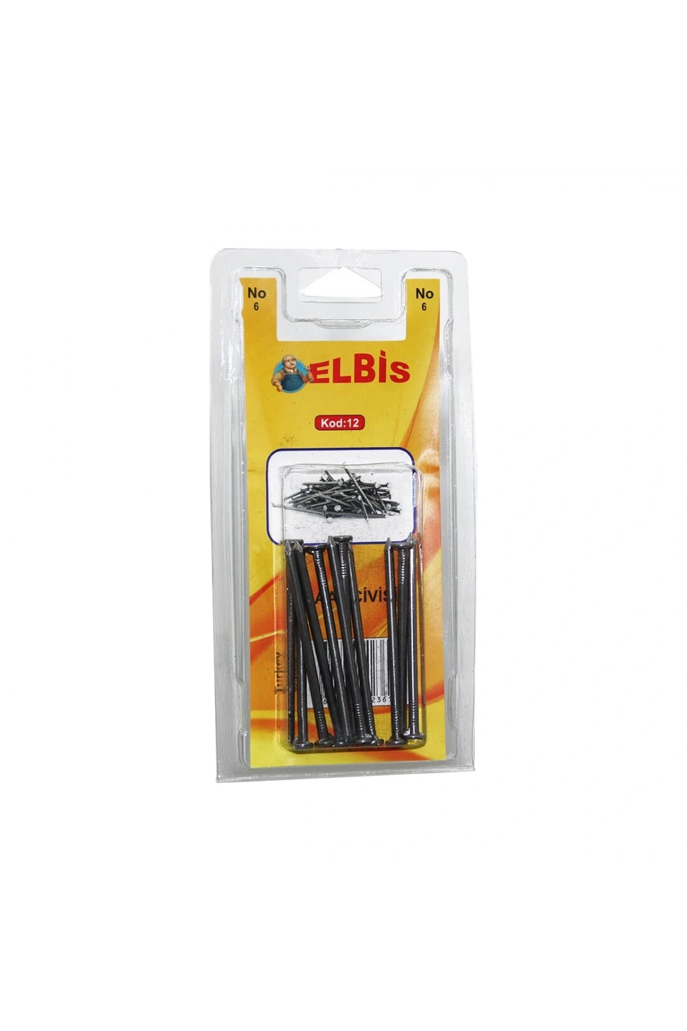 Elbis-12 No-6 İnşaat Çivisi *12x24