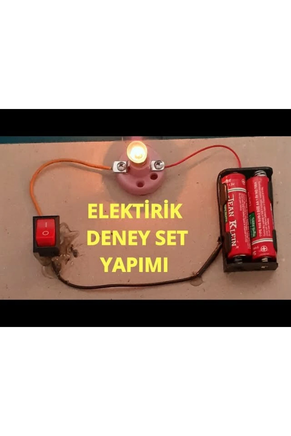Emin Em-300 İş Eğitimi Elektrik Deney Seti*10x22