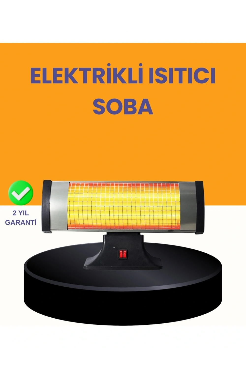 Enerji Tasarruflu 1800w Quartz Infrared Isıtıcı Shart