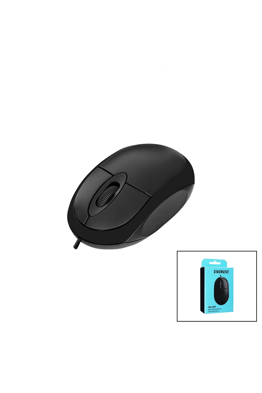 Everest Sm-385 ( Kablolu Usb ) ( 1200 Dpı ) Optik Mouse ( Kutulu ) *100