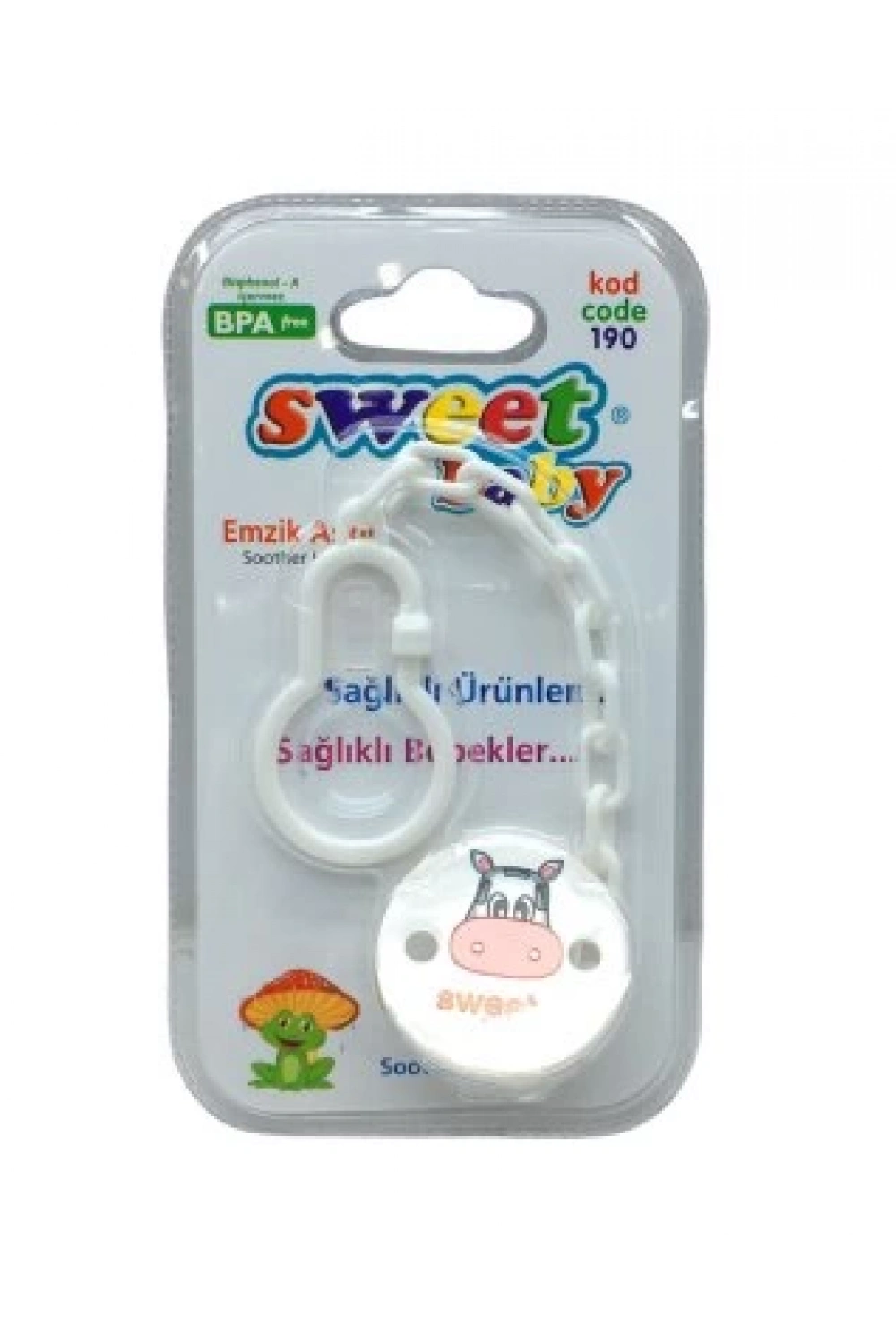 Fatoş Bebe-190 Sweet Baby Emzik Askısı*30x18