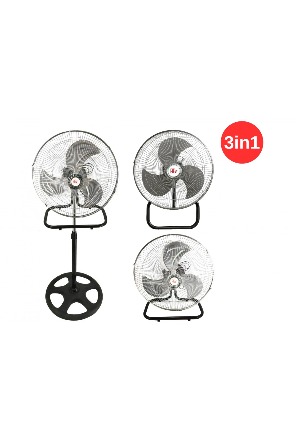 Fiev Fsv18 (18) 45 Cm 130 W 230 V Monofaze 3in1 Ayaklı-duvar-masa Tipi Vantilatör