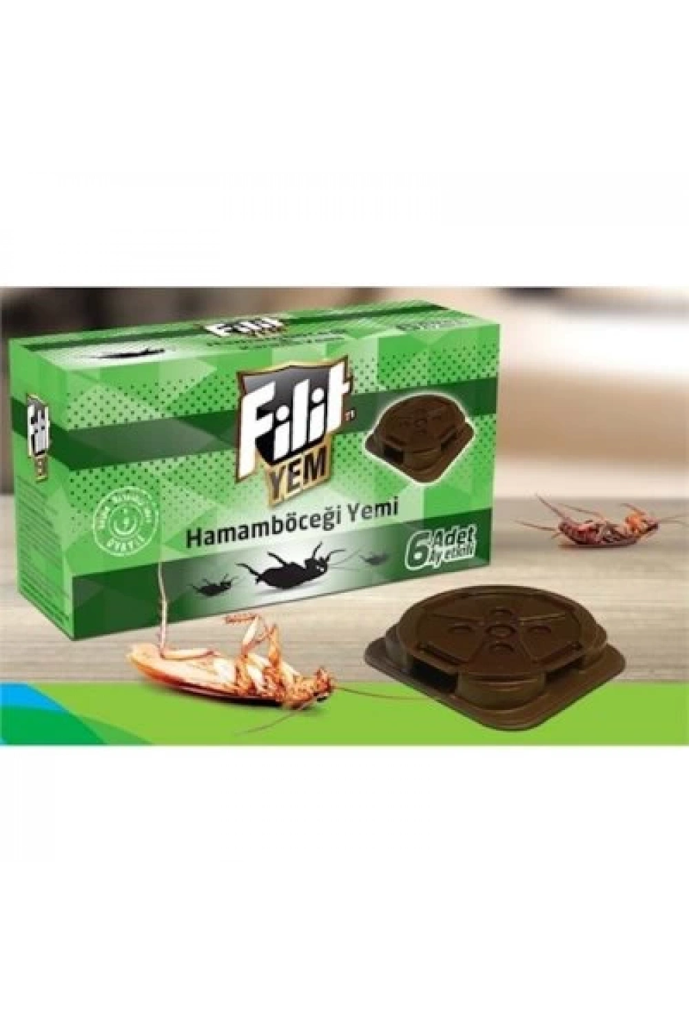 Filit ( 6pcs ) Karınca & Hamam Böcek ( Yemi ) ( 6ay Etkili & İstasyon ) ( Yem: 1.5gr. X 6ad.=9gr )*6x8