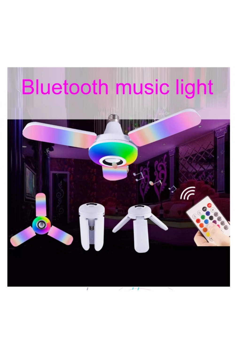 Flash Point 40 Watt Bluetooth 4+1 Musıc Magıc Led Ampul