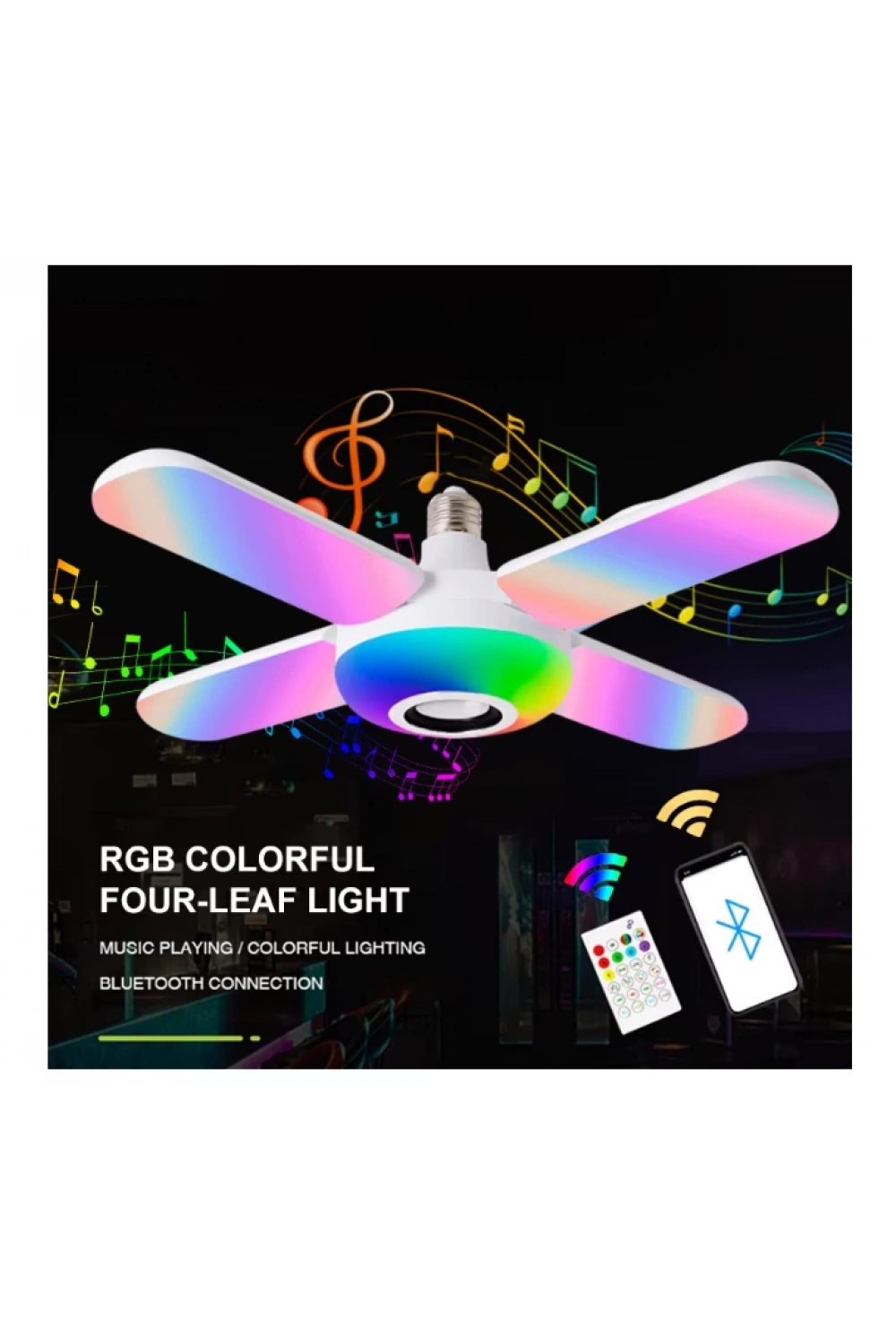 Flash Point 40 Watt Bluetooth 4+1 Musıc Magıc Led Ampul
