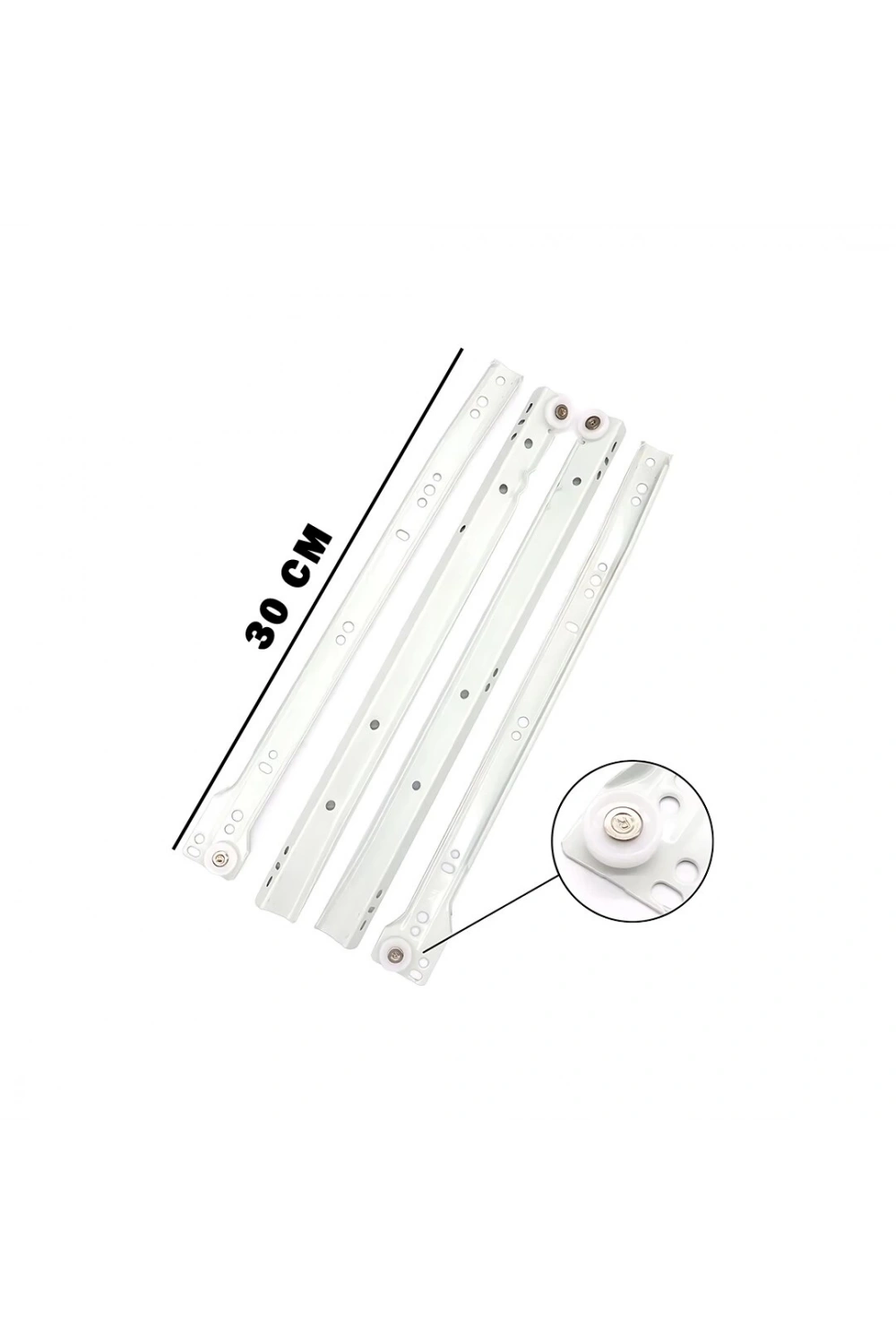 Flore Ersa Er-391 ( 30cm ) ( 2pcs Takım ) Çekmece Rayı*25=k