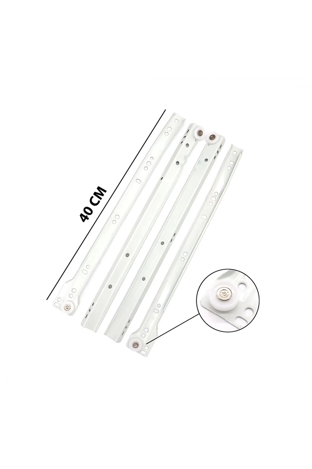 Flore Ersa Er-393 ( 40cm ) ( 2pcs Takım ) Çekmece Rayı*25=k