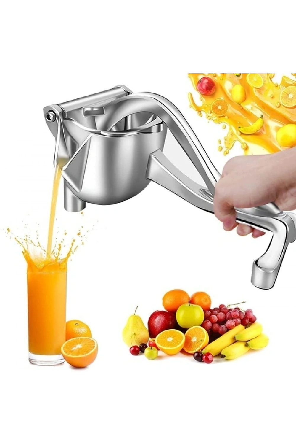 Fruit Press Alüminyum Meyve Sıkıcağı Manuel Meyve Suyu Sıkacağı Aluminyum