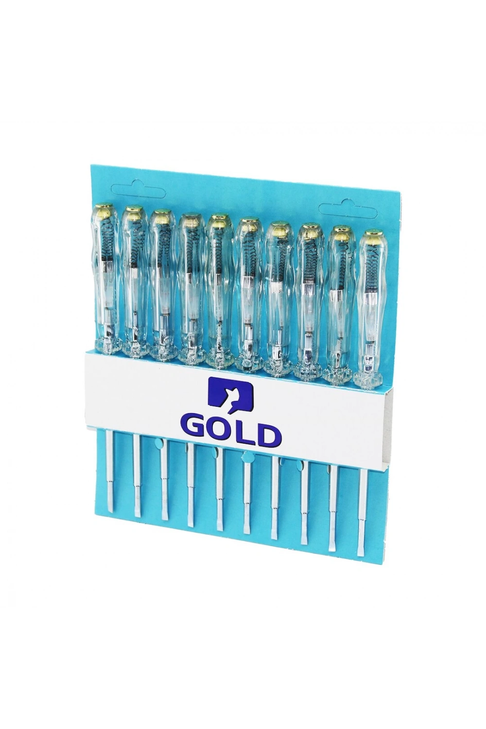 Gold ( Düz ) Kontrol Kalemi Klemens Çelik Uçlu*10x50