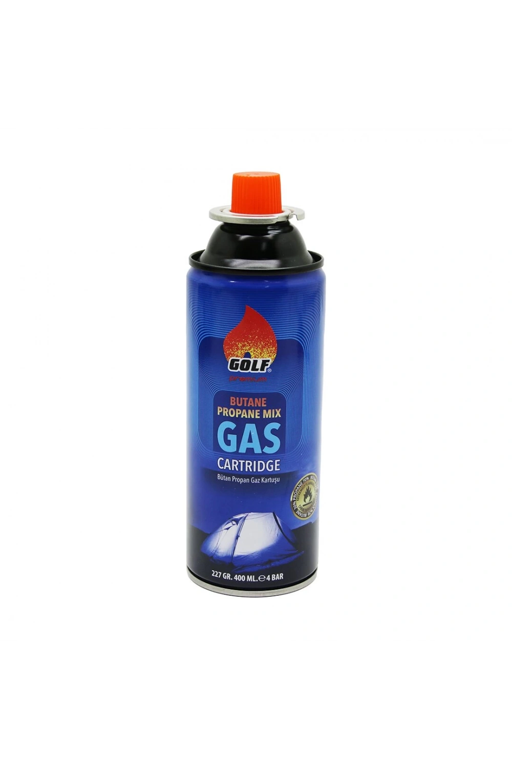 Golf Gas Premium Butane Propane Mıx Uzun Gaz Kartuşu 227gr/400ml*28