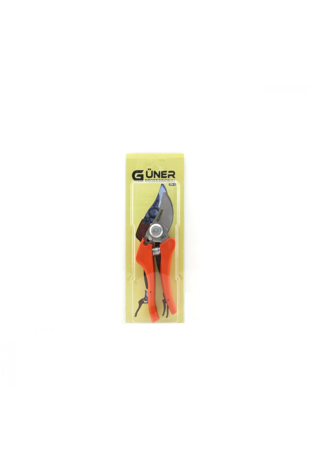 Güner ( Geniş Ağız ) ( Kırmızı Saplı ) ( Metal ) Bağ Makası*100