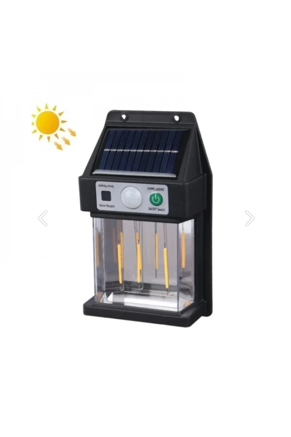 Güneş Enerjili Hareket Sensörlü Duvar Lambası Egonex