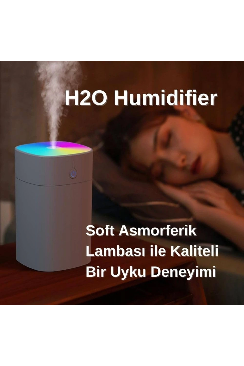 H2o Humidifier 400 Ml Ulrasonik Hava Nemlendirici