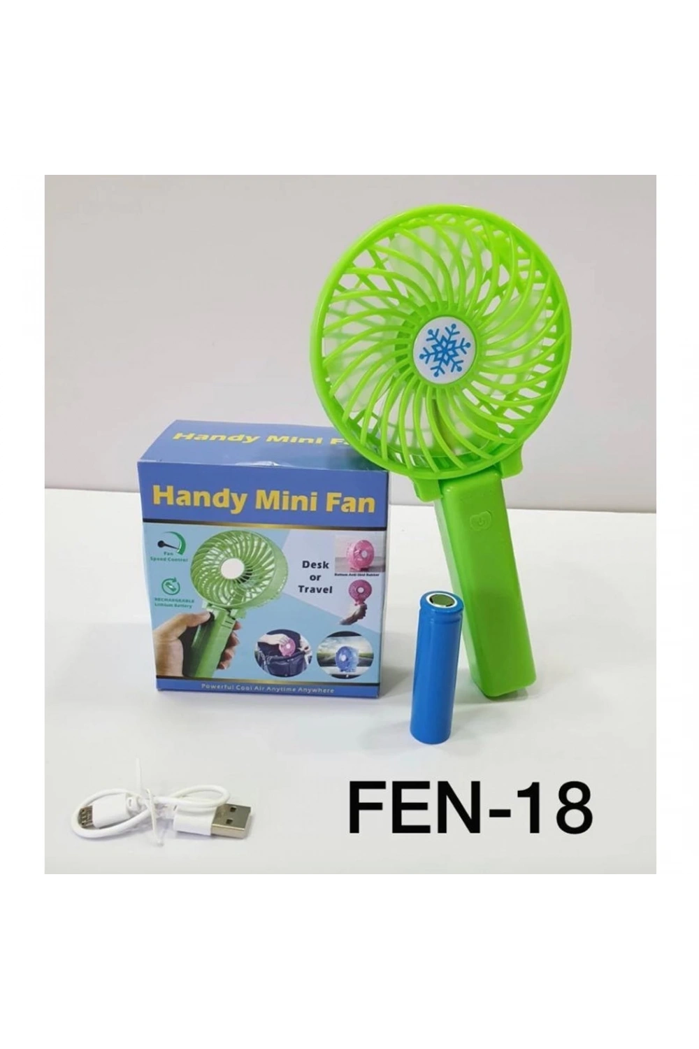 Handy F2 Şarjlı Mini Fan Masa Üstü Ve Elde
