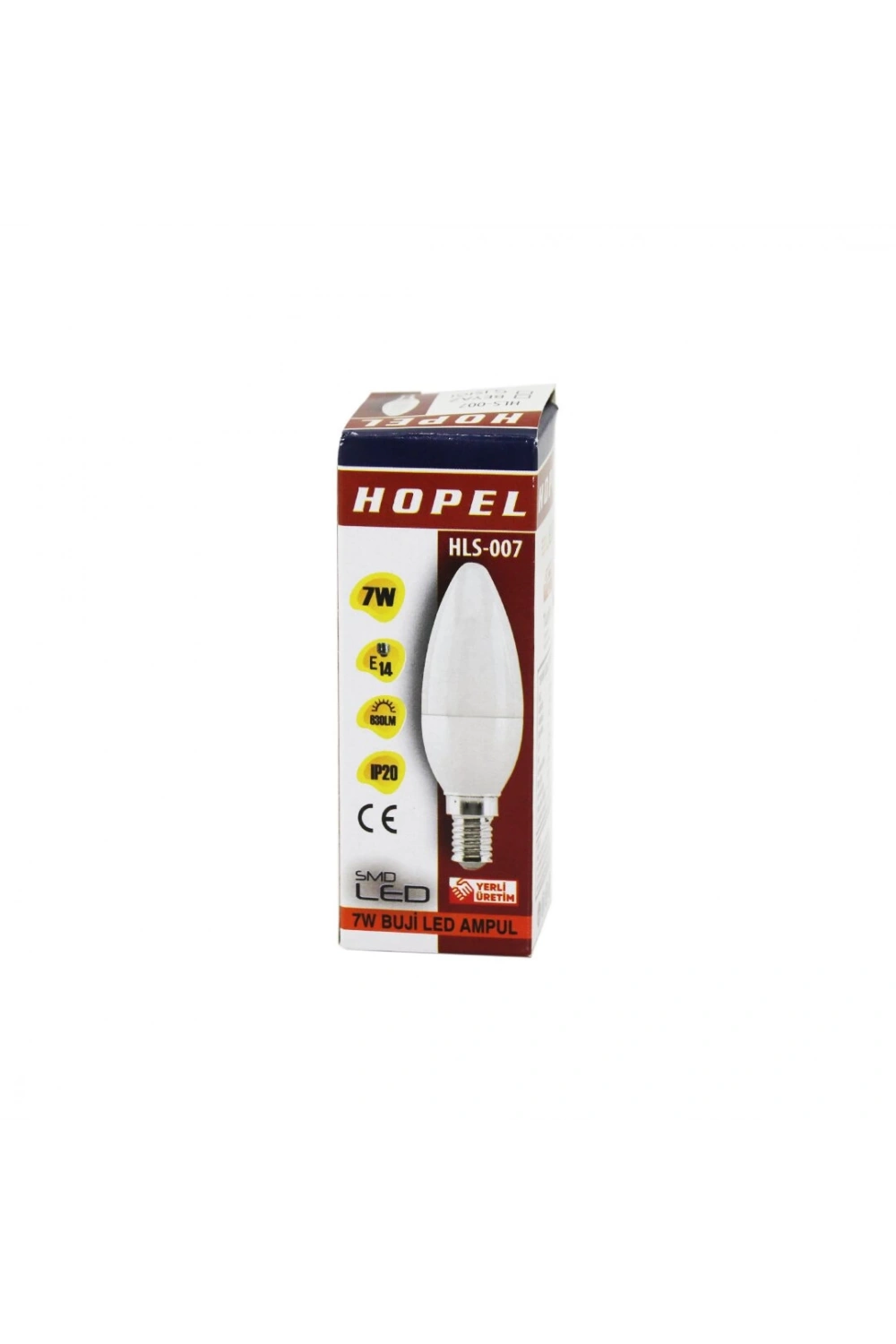 Hopel Hls-007 ( 7w & E14 ) Buji Led ( Mum ) Ampul ( 630lm )*200