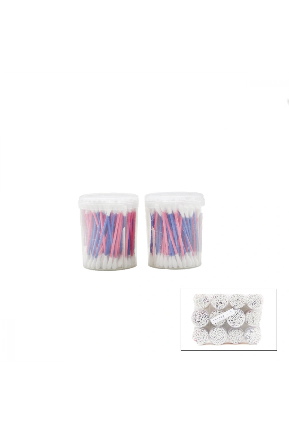 Iassmın Soft ( Küçük Boy ) ( 100pcs ) ( Kulak Çöpü Pamuk ) ( Yuvarlak Kutu )*12x12