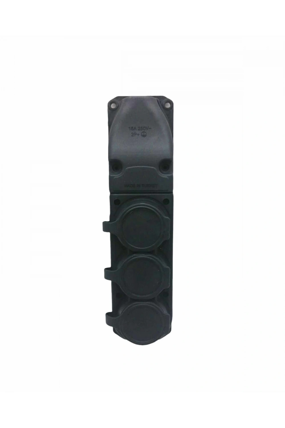 İbico ( 3lü ) ( Kaucuk ) Topraklı ( Klemens Kapaklı ) ( 16a & 250v )*72