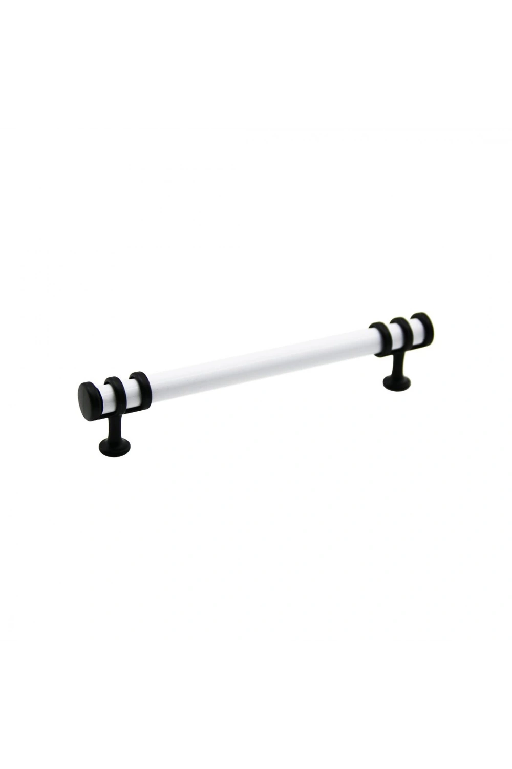 İbico-950 ( 16cm ) ( Yüzük Siyah & Kulp Beyaz ) Boru Çekmece Kulp*10x5
