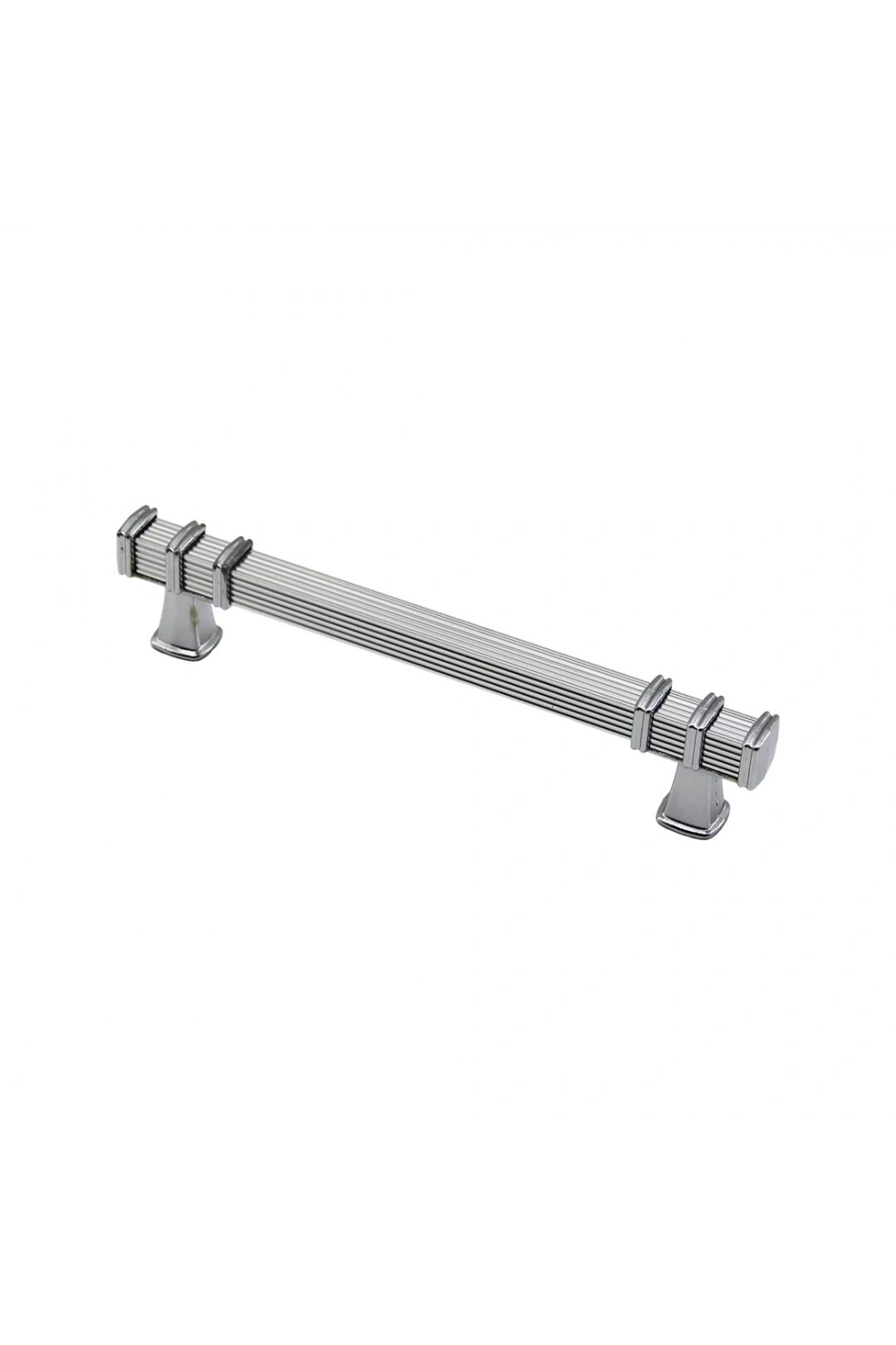 İbico-969 ( 12.8cm ) ( Yüzük Krom & Kulp Krom ) ( Kare ) Çekmece Kulp*10x5