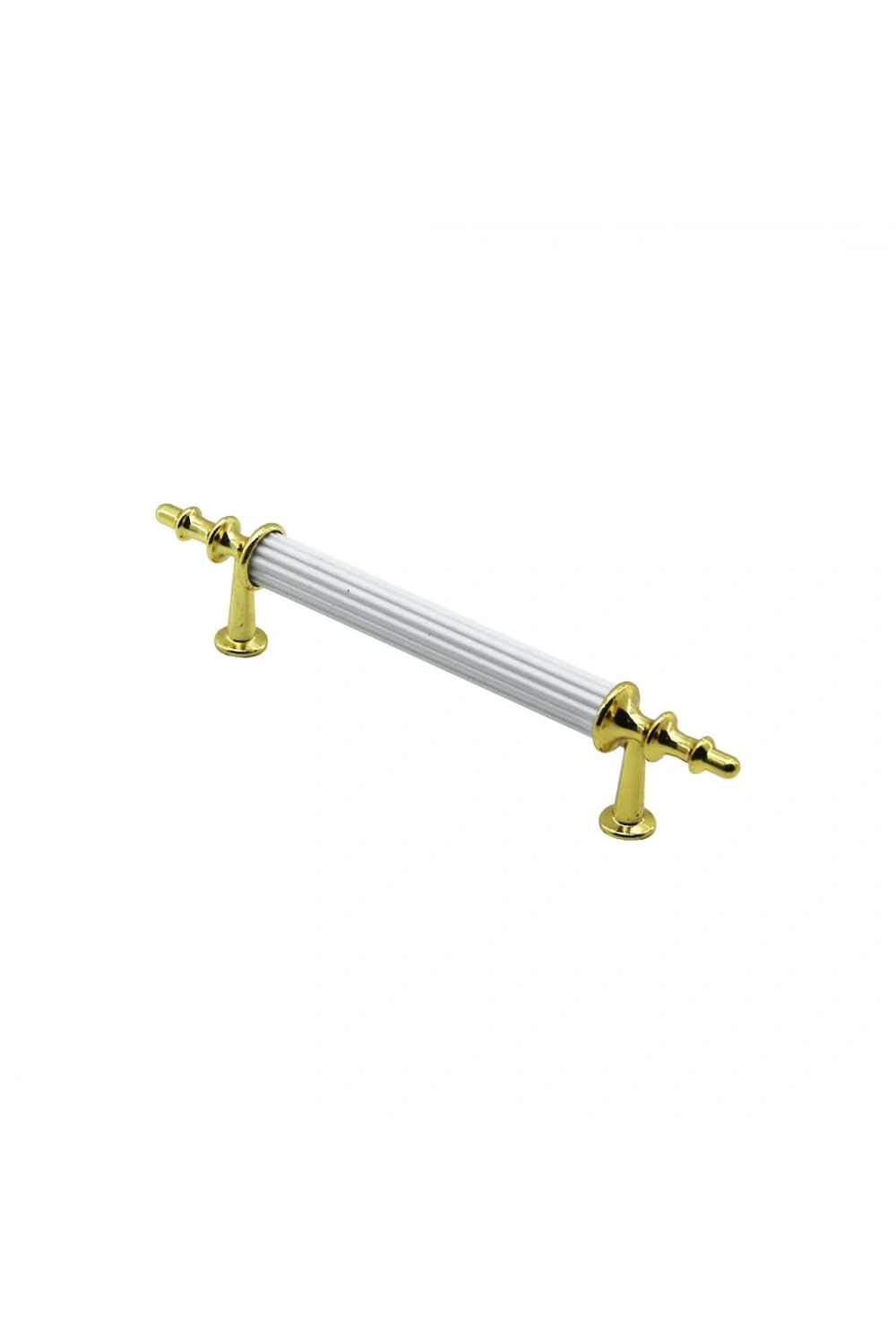 İbico-972 ( 9.6cm ) ( Beyaz & Altın ) Boru Kulp*10x5