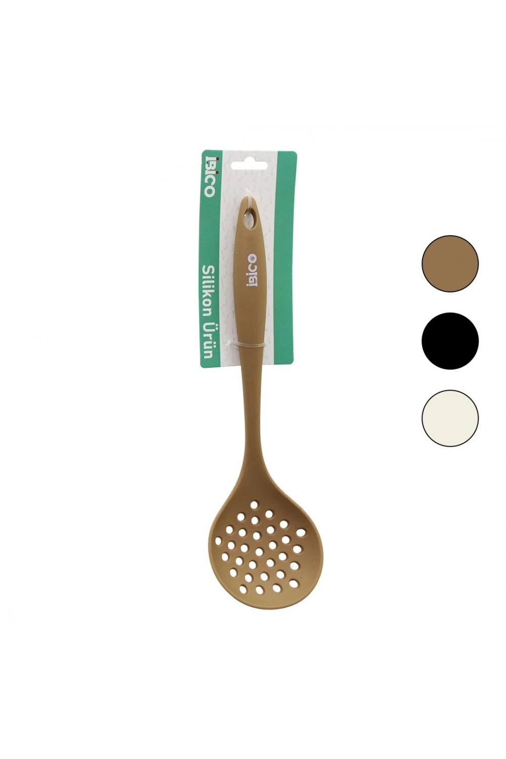 İbico İ22-036 ( Silikon & Renkli ) Kevgir ( 28.5cm )*12x6