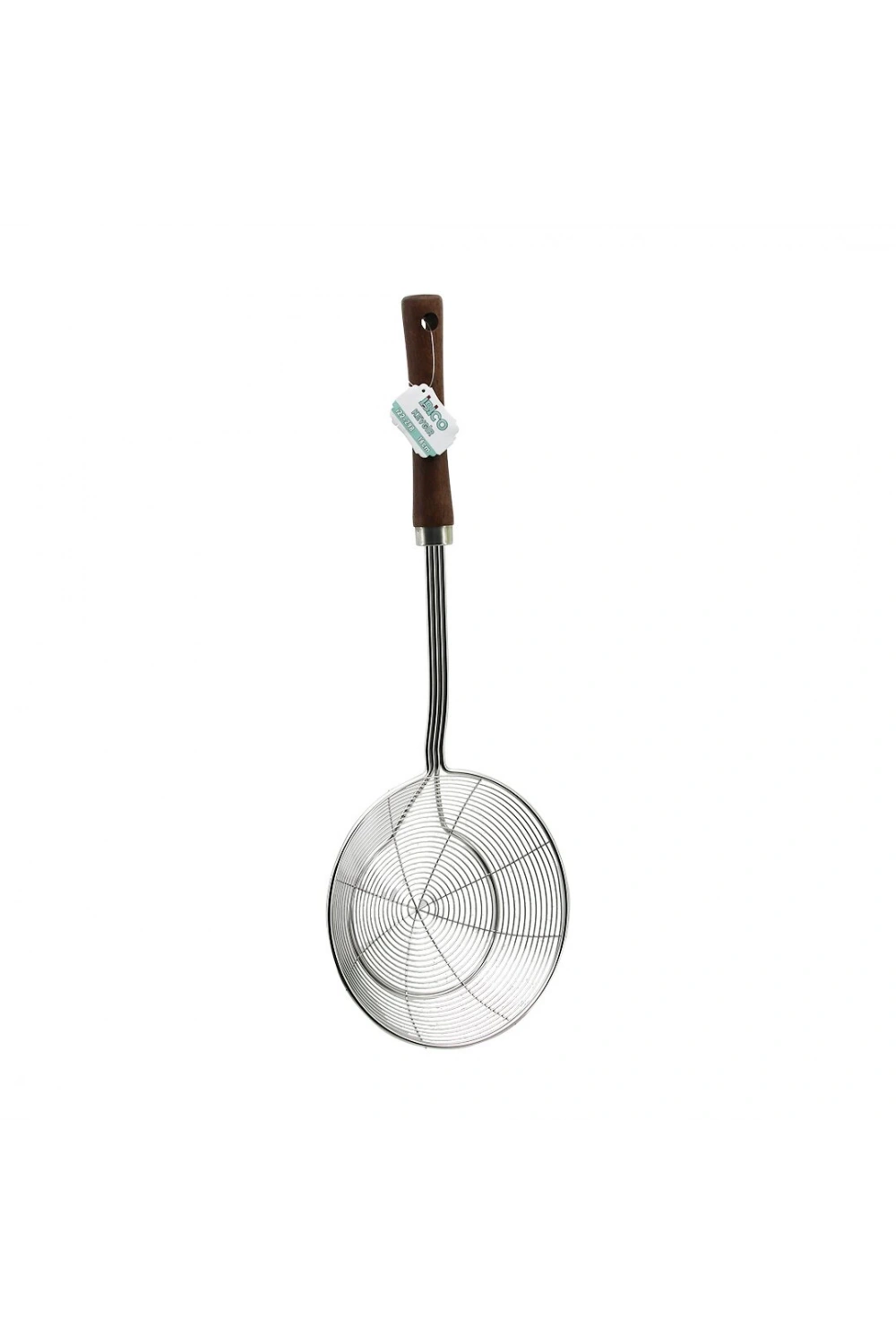 İbico İ22-298 ( 16cm ) ( Akasya Saplı ) Çelik Metal Kevgir*12x10