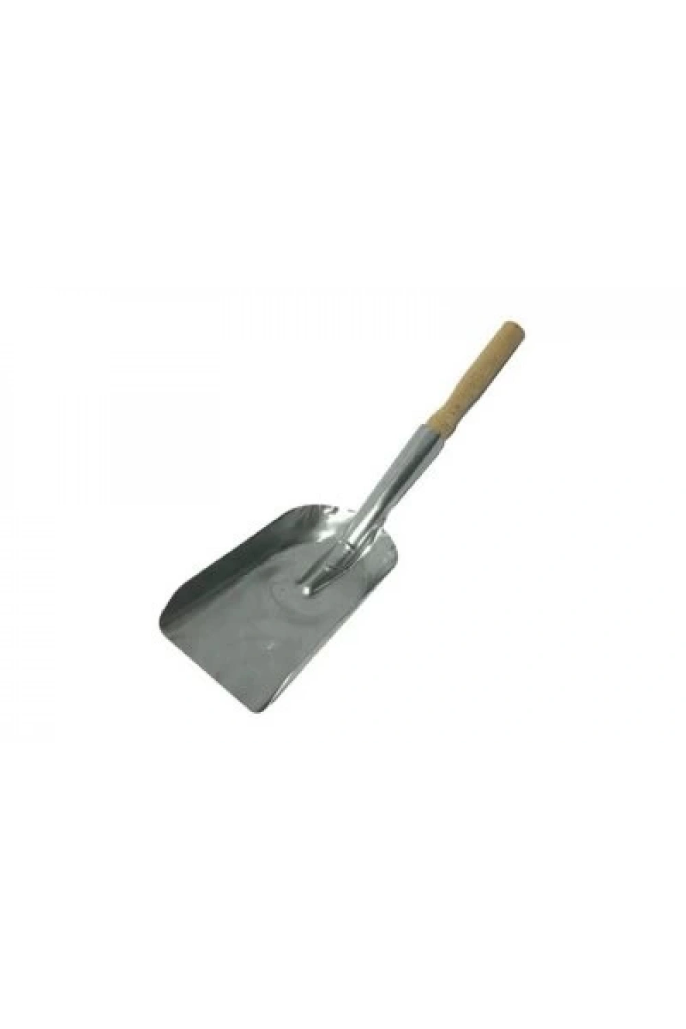 İbico ( Metal ) ( Küçük & Dar ) Galvaniz Metal Soba Kürek ( Ahşap Saplı )*50