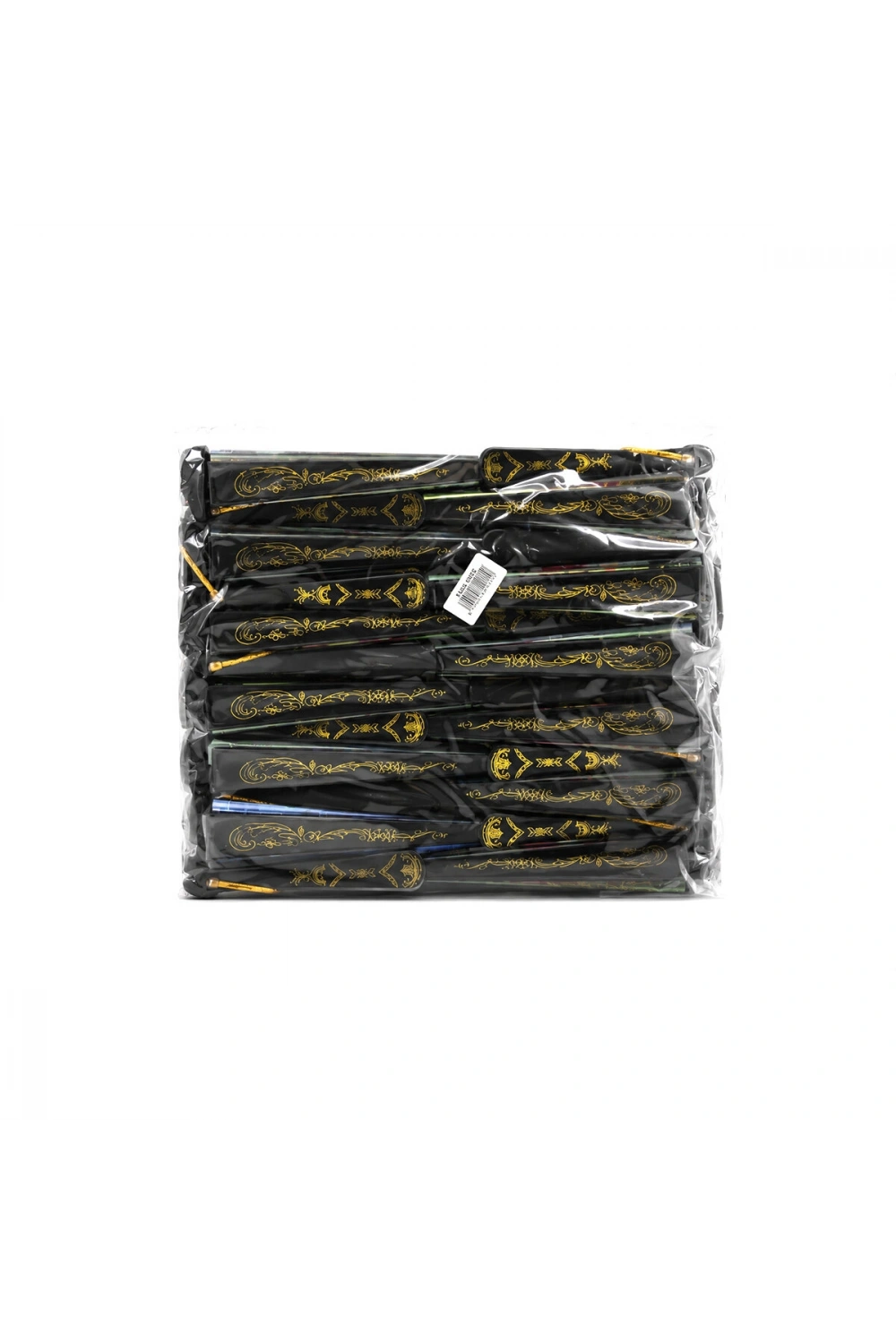 İbico ( Resimli & Tüllü ) Bez Yelpaze ( Plastik Saplı )*12x50